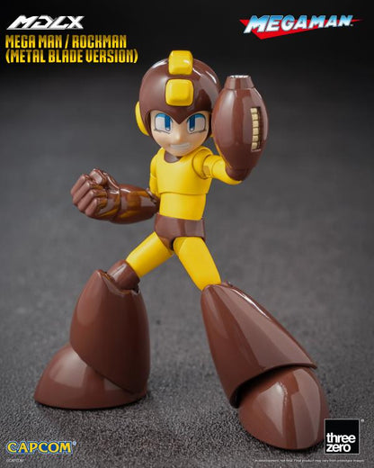 threezero Mega Man MDLX Articulated Figure Series Mega Man (Metal Blade Ver.) 4-Inch Action Figure - View 3