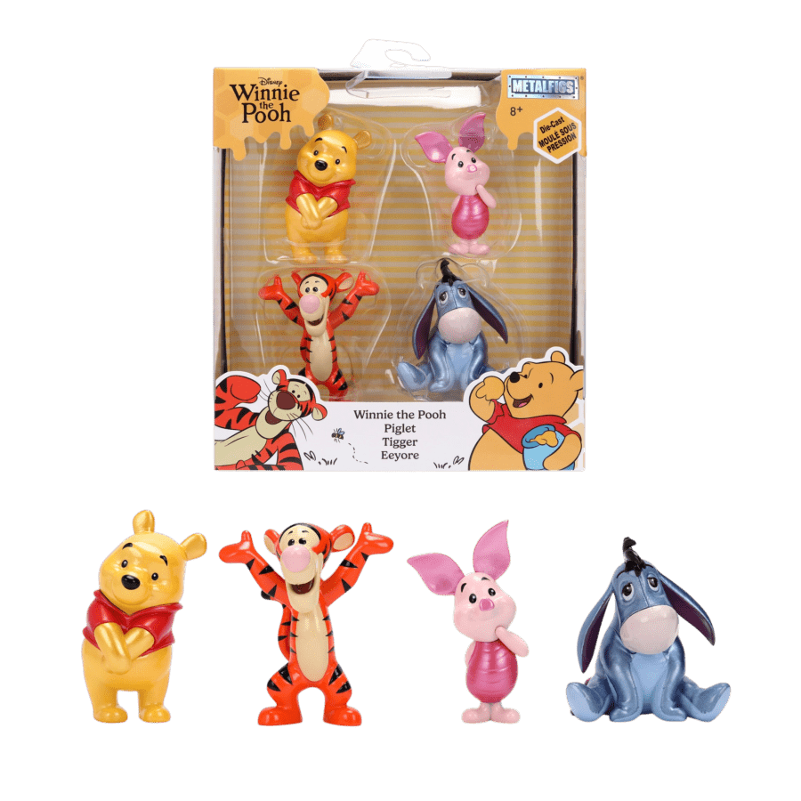 Jada Toys Winnie the Pooh MetalFigs Four-Pack (2.5-Inch) - View 3