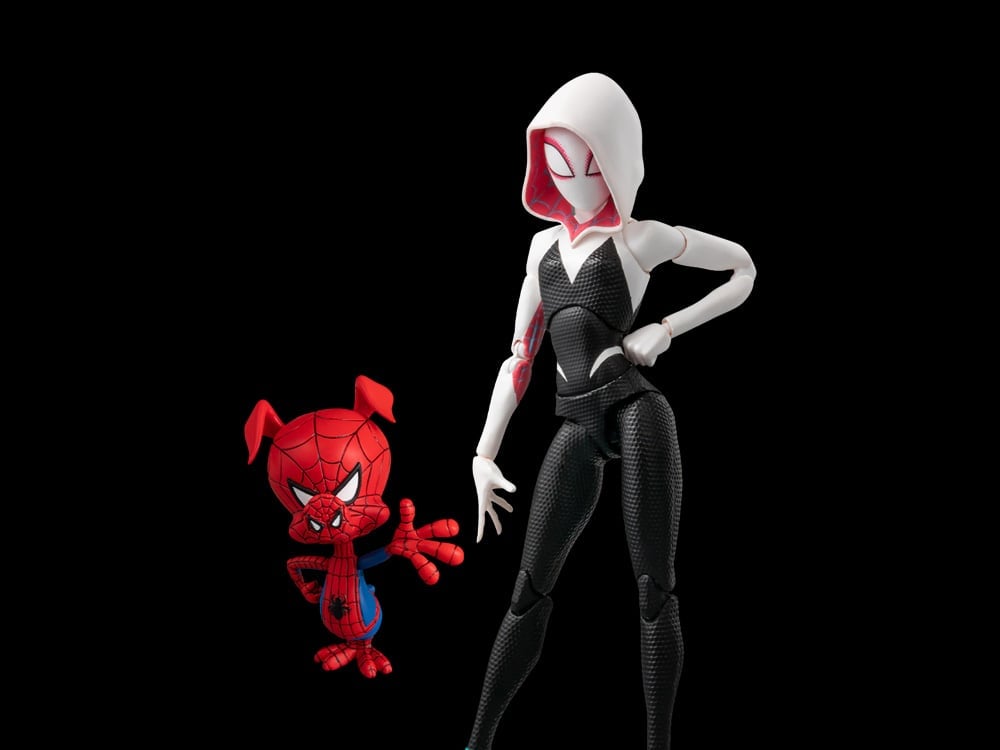 Sentinel Spider-Man: Into the Spider-Verse SV-Action Spider-Gwen and Spider-Ham Plastic Figure Set - View 2