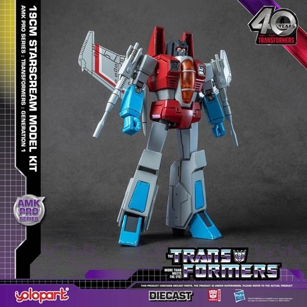 Yolopark Transformers AMK Pro Starscream 7.5-Inch Plastic Model Kit - View 5