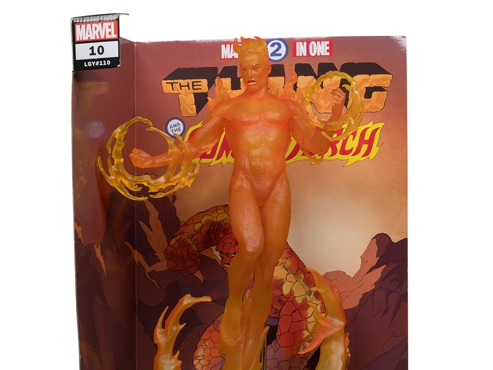 McFarlane Toys Marvel Comics The Human Torch (The Thing and the Human Torch #10) 1/6 Scale Action Figure - View 2