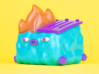 100% Soft Dumpster Fire GlanderCo 3.5-Inch Vinyl Figure - View 2