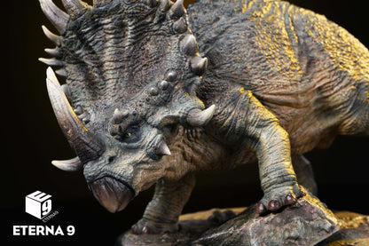 E9 Studio Dinosaur Series Styracosaurus Statue in PVC and Resin - View 9
