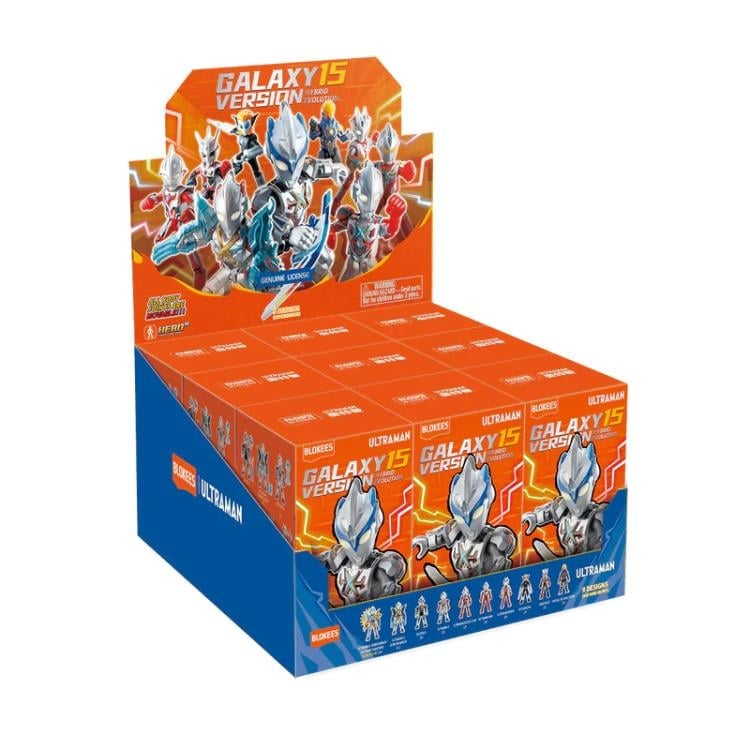 Blokees Ultraman Galaxy Version Vol.15 Hybrid Evolution Box of 9 Random Model Kits - View 13
