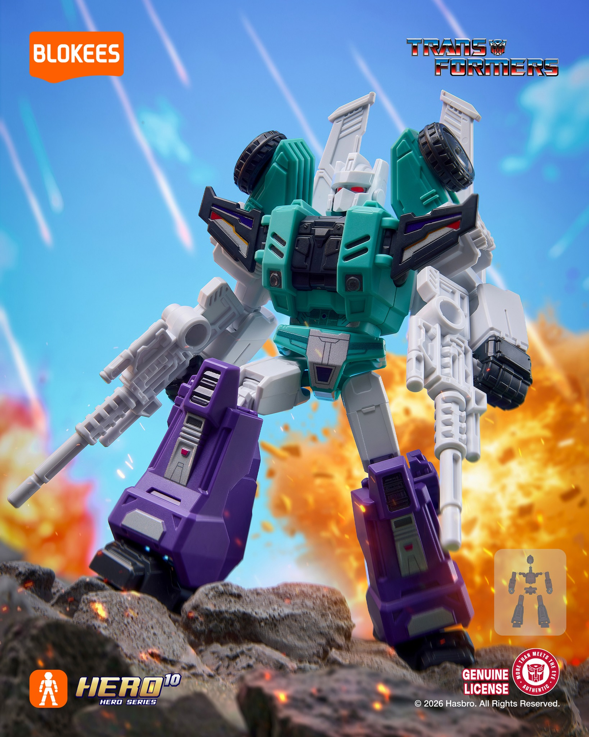 Blokees Transformers Galaxy Version 10 One Shall Stand Boxed Set of 9 Model Kits - View 21