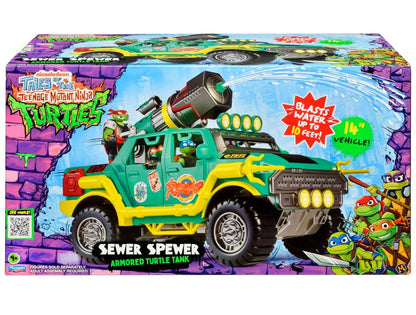 Playmates Tales of the Teenage Mutant Ninja Turtles Sewer Spewer Armored Turtle Tank, 14-Inch - View 10