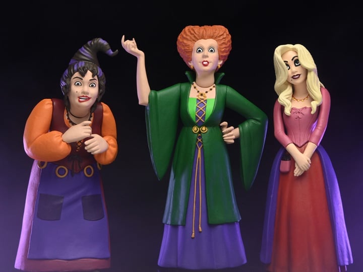 NECA Disney Hocus Pocus Toony Terrors Sanderson Sisters 3-Pack Plastic Figures - View 2