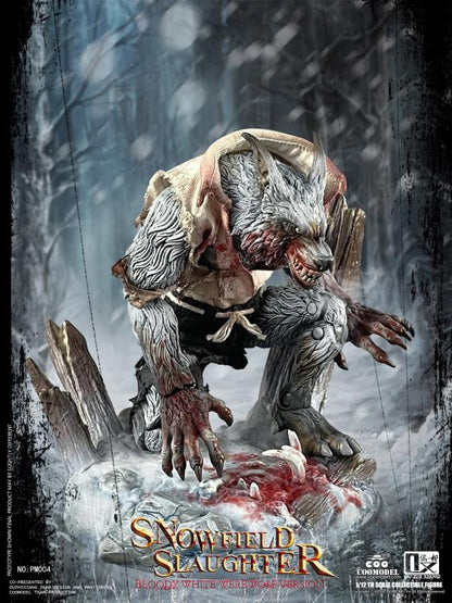 COO Model Palmtop Monsters Snowfield Slaughter Bloody White Werewolf Deluxe Ver. 1/12 Scale Figure - View 3