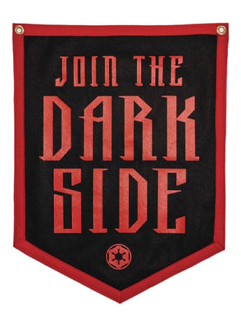 Oxford Pennant Star Wars Join the Dark Side 24-Inch Camp Flag