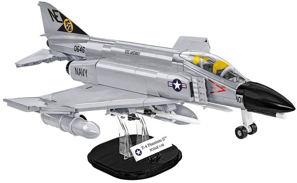Cobi Armed Forces F-4 Phantom II 1/48 Scale Building Block Set - View 3