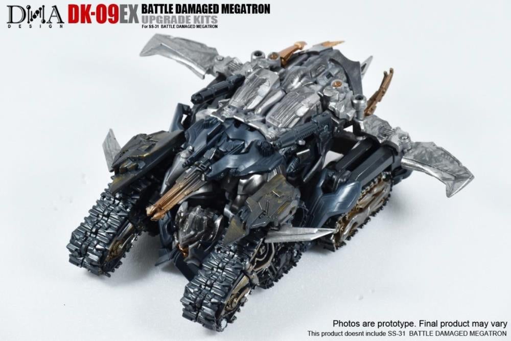 DNA Design DK-09EX Battle Damaged Upgrade Kit Plastic Model Accessory Set - View 6