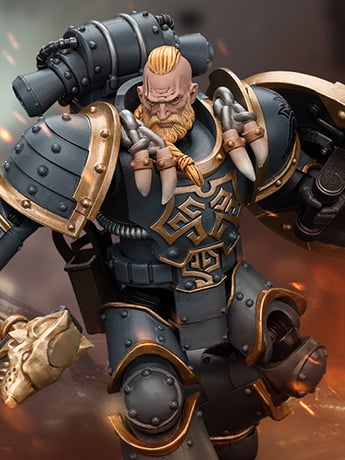JoyToy Warhammer The Horus Heresy Space Wolves Grey Slayer Pack Grey Slayer 1/18 Scale Action Figure (Ver. 1)