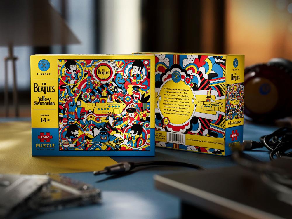 Theory11 The Beatles Yellow Submarine 1000-Piece Jigsaw Puzzle - View 6