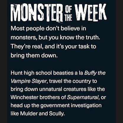 Evil Hat Productions Monster of the Week Hardcover Edition Tabletop RPG Book - View 5