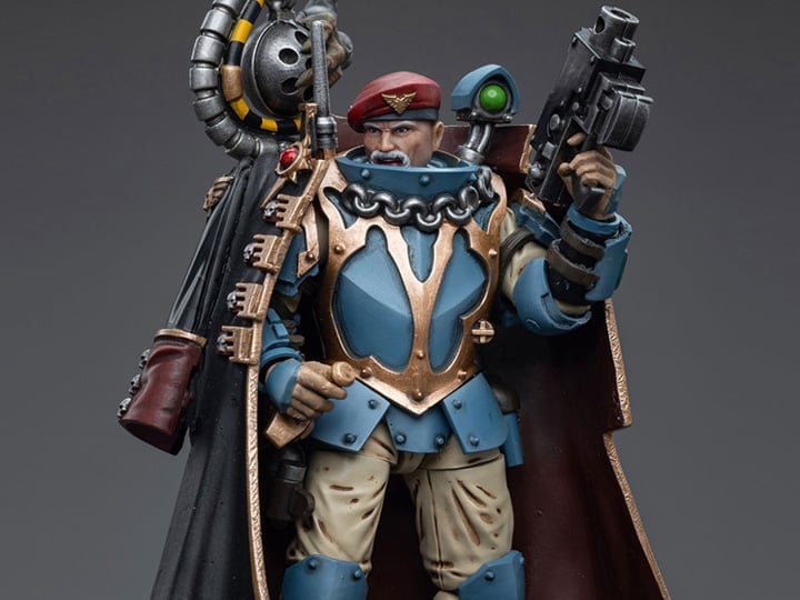 JoyToy Warhammer 40K Astra Militarum Tempestus Scions Command Squad 55th Kappic Eagles Tempestor Prime 1/18 Scale Figure - View 2