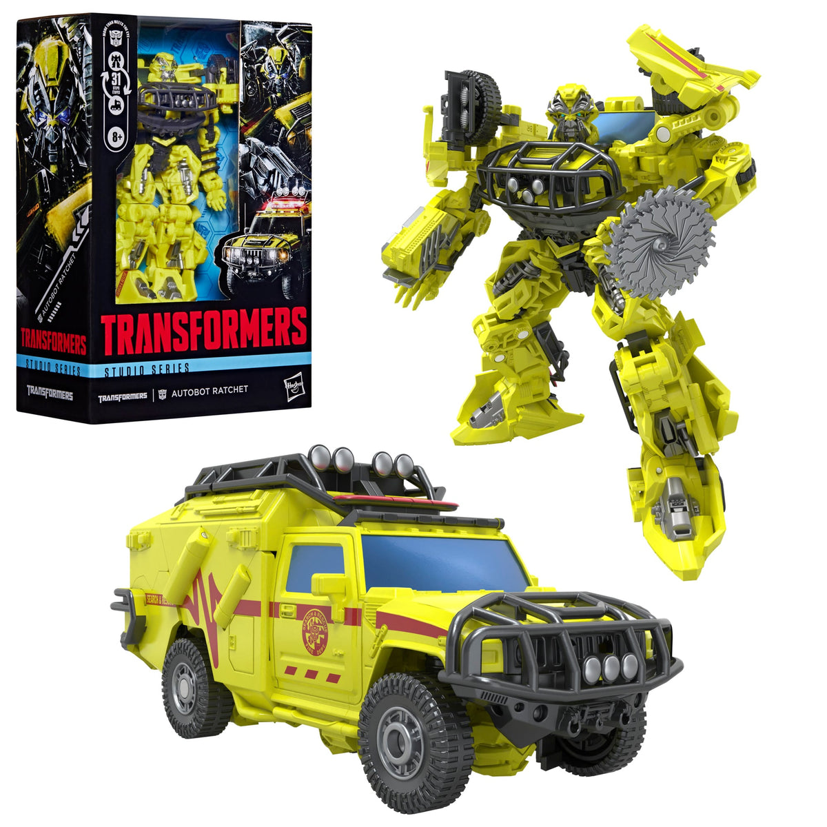 Hasbro Transformers Studio Series Voyager Class Autobot Ratchet 6.5-Inch Action Figure - View 8