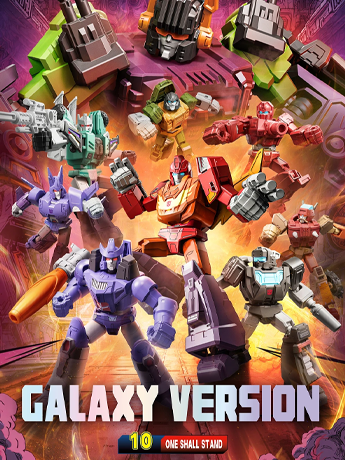 Blokees Transformers Galaxy Version 10 One Shall Stand Boxed Set of 9 Model Kits