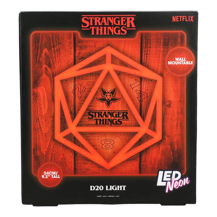 Paladone Stranger Things Season 5 Wall Mountable D20 Dice LED Neon Light, 9.4-Inch - View 6