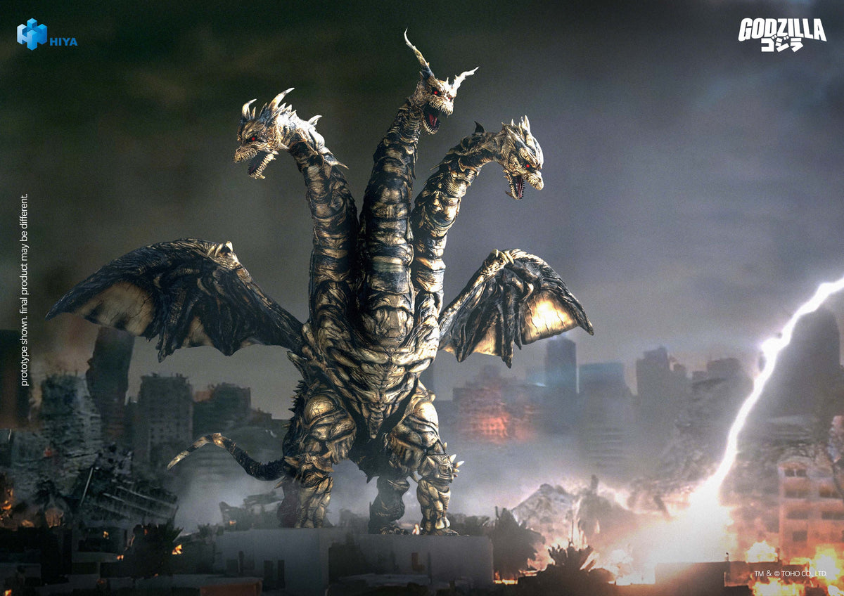 Hiya Toys Godzilla: Final Wars (2004) Keizer Ghidorah 10-Inch Action Figure - View 8