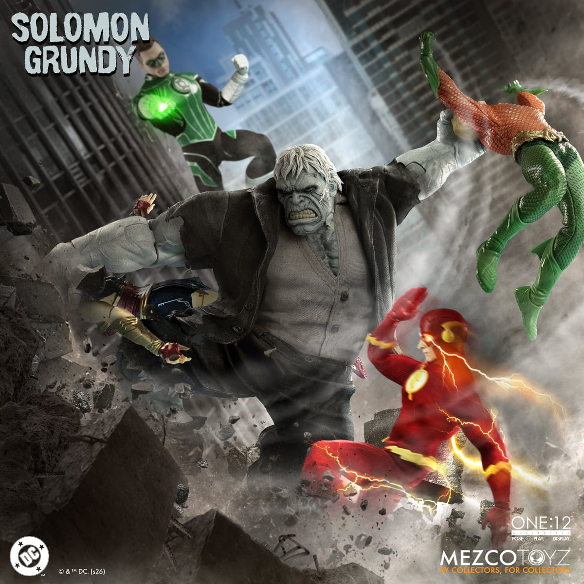 Mezco Toyz One:12 Collective DC Comics Solomon Grundy 1/12 Scale Action Figure - View 6