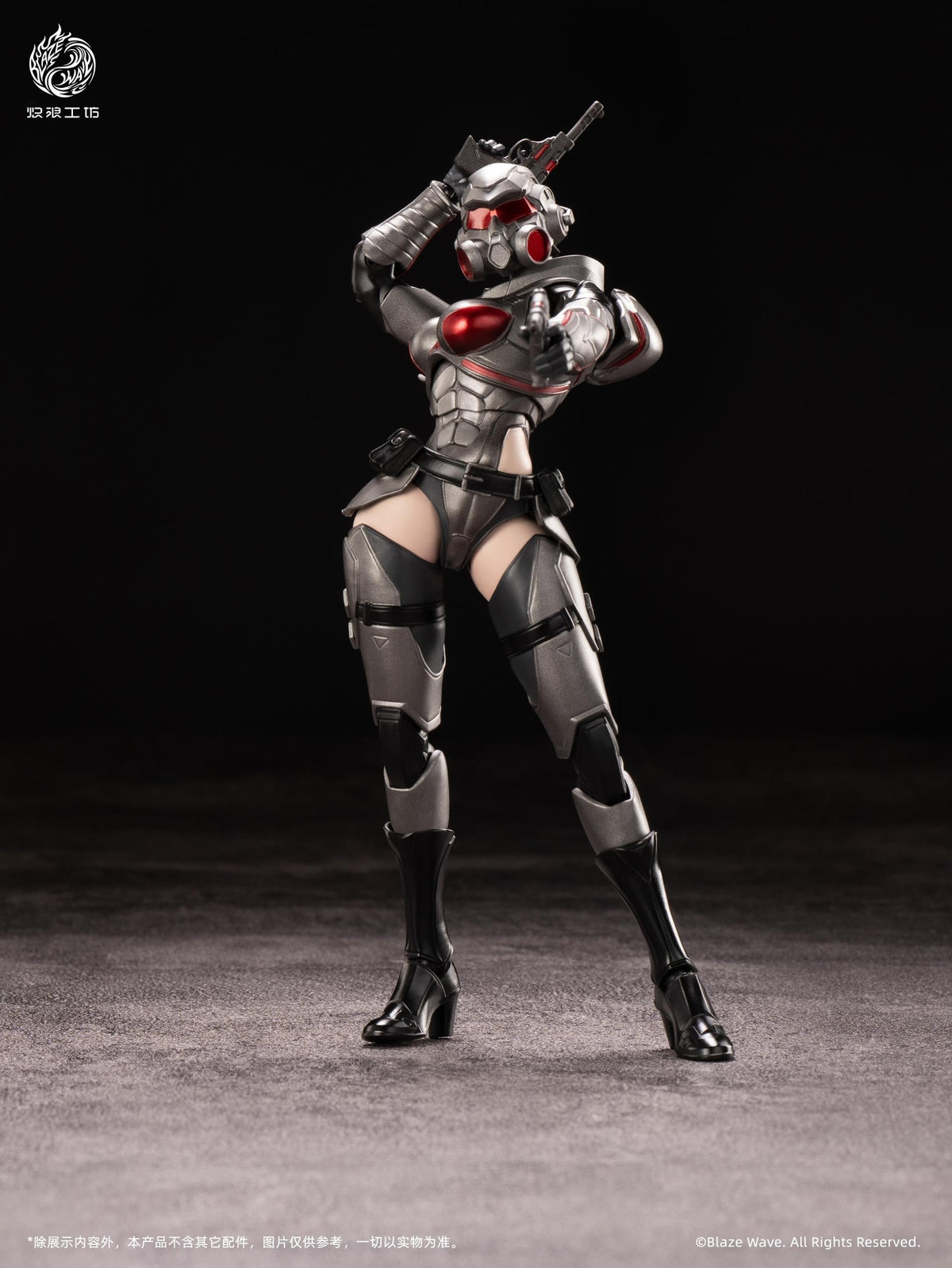 Blazing Wave Studio Valkyrie Brunhilde 1/12 Scale Action Figure 6.5-Inch - View 7