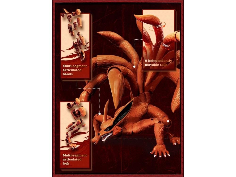Blokees Naruto: Shippuden Legend Edition 01 Kurama (Nine Tails) Plastic Model Kit - View 6