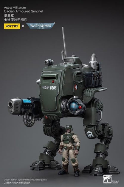 JoyToy Warhammer 40K Astra Militarum Cadian Armoured Sentinel 1/18 Scale Plastic Action Figure - View 6