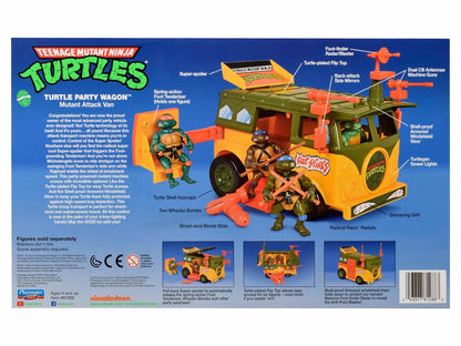 Playmates Teenage Mutant Ninja Turtles Classic Original Party Wagon Vehicle - View 6