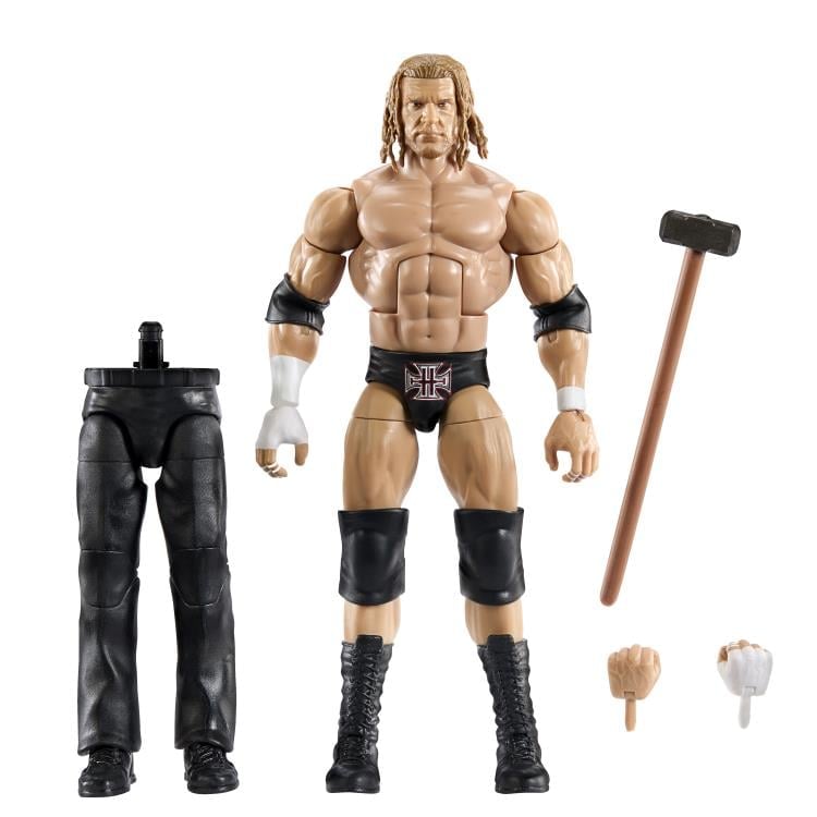 Mattel WWE Elite Collection SummerSlam Triple H Action Figure (William Regal Build-A-Figure) - View 7