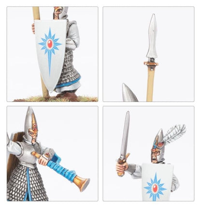Games Workshop Warhammer The Old World High Elf Realms Elven Spearmen Citadel Miniatures Set - View 5