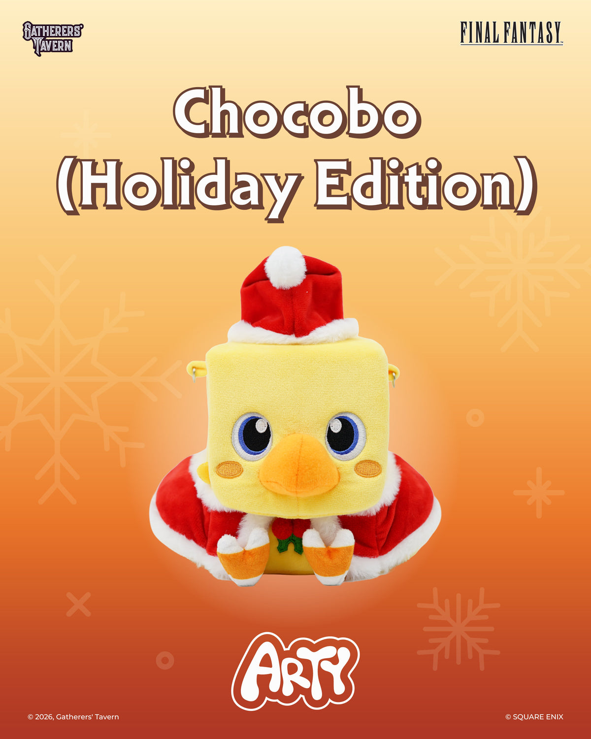 Gatherers' Tavern Final Fantasy ARTY Series Chocobo (Holiday Edition) Deck Box - View 6