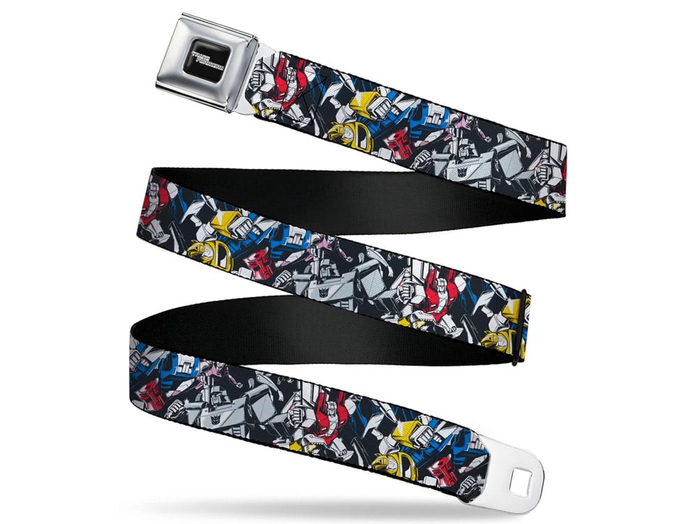 Buckle-Down Inc Transformers Character Collage Seatbelt Belt 1.5-Inch Wide - View 2
