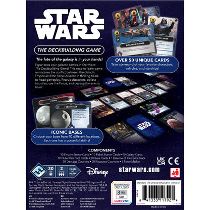 Fantasy Flight Publishing Star Wars: The Deckbuilding Game with Darth Vader and Luke Skywalker - View 3