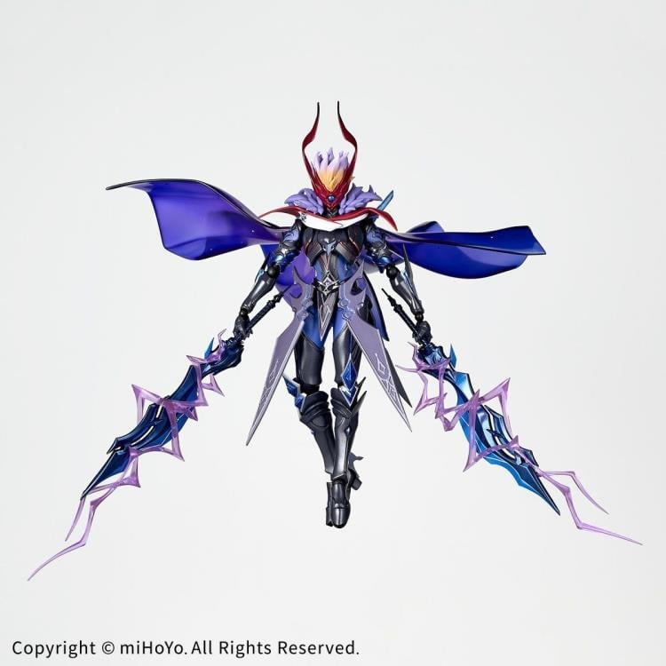 Kaiyodo Genshin Impact Amazing Yamaguchi Revoltech NR074 Tartaglia (Foul Legacy Ver.) 7-Inch Action Figure - View 11