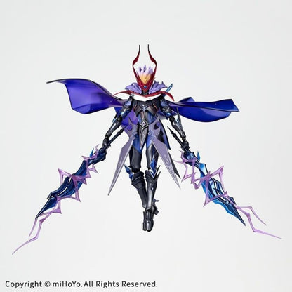 Kaiyodo Genshin Impact Amazing Yamaguchi Revoltech NR074 Tartaglia (Foul Legacy Ver.) 7-Inch Action Figure - View 11