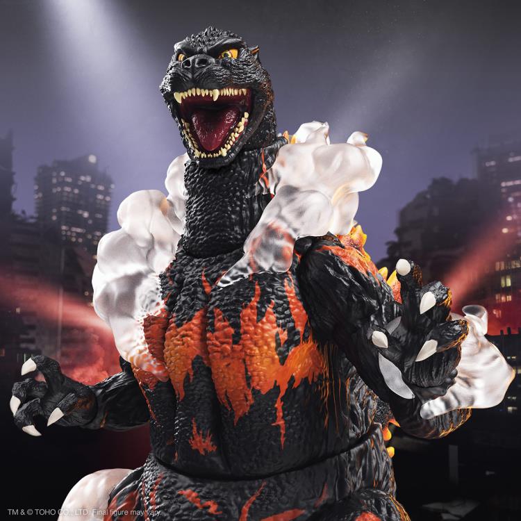 Super7 Godzilla vs. Destroyah ULTIMATES! Burning Godzilla (1995) 14-Inch Action Figure - View 4