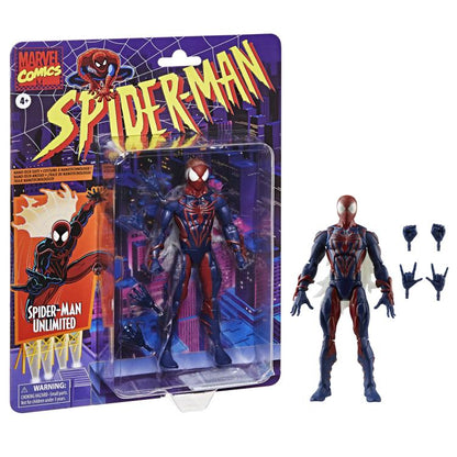 Hasbro Spider-Man Marvel Legends Retro Collection Spider-Man Unlimited Plastic Action Figure - View 10
