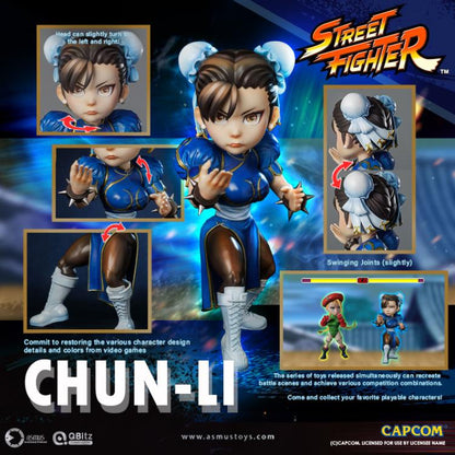 Asmus Toys Street Fighter Qbitz XL Chun-Li 6.7-Inch Vinyl Figure - View 12