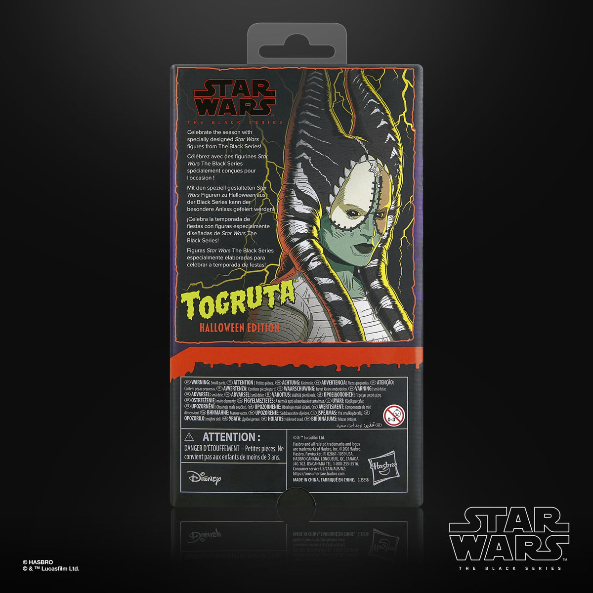 Hasbro Star Wars: The Black Series Togruta Halloween Edition Plastic Action Figure - View 15