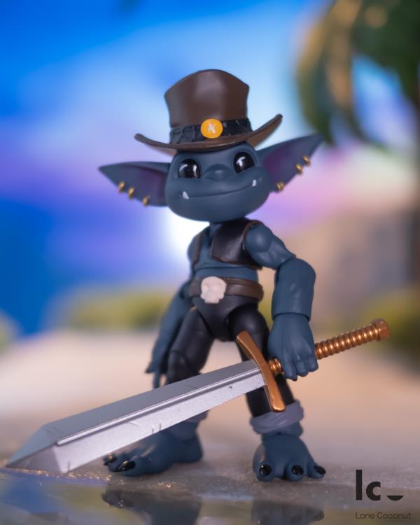 Lone Coconut Plunderlings Captain Ash 3.8-Inch Articulated Action Figure - View 3