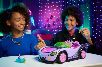 Mattel Monster High Ghoul Mobile Playset, Plastic Vehicle Set - View 8
