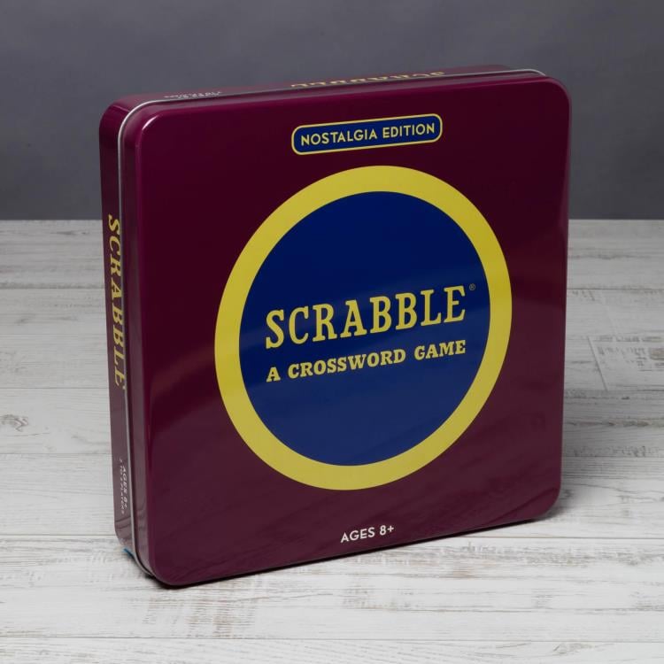 WS Game Company Scrabble Nostalgia Edition Collectible Tin Board Game - View 3