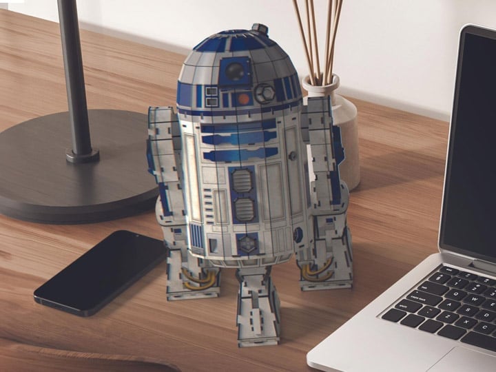 Spin Master Star Wars 4D Build R2-D2 Cardstock Model Kit, 11 Inches - View 2