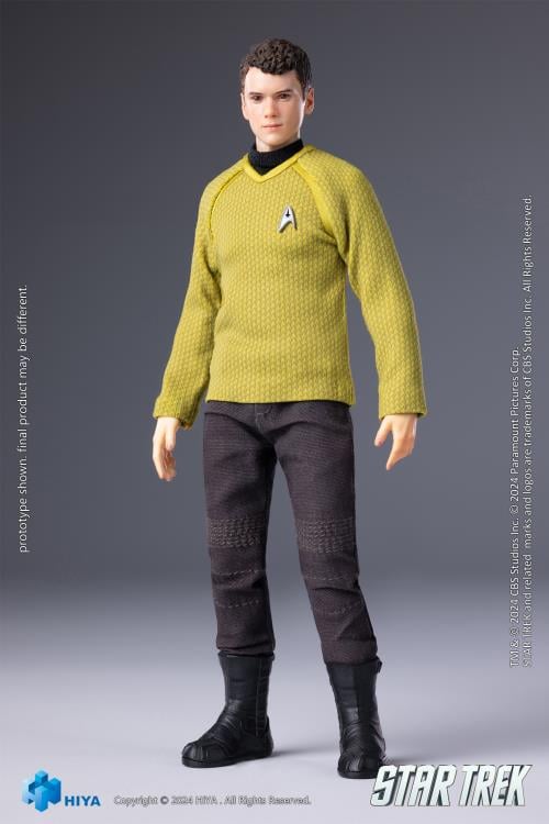 Hiya Toys Star Trek 2009 Exquisite Super Series Pavel Chekov 1/12 Scale PX Previews Exclusive Action Figure - View 11