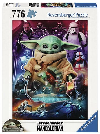 Ravensburger Star Wars The Mandalorian Grogu's Journey Shaped 776-Piece Puzzle