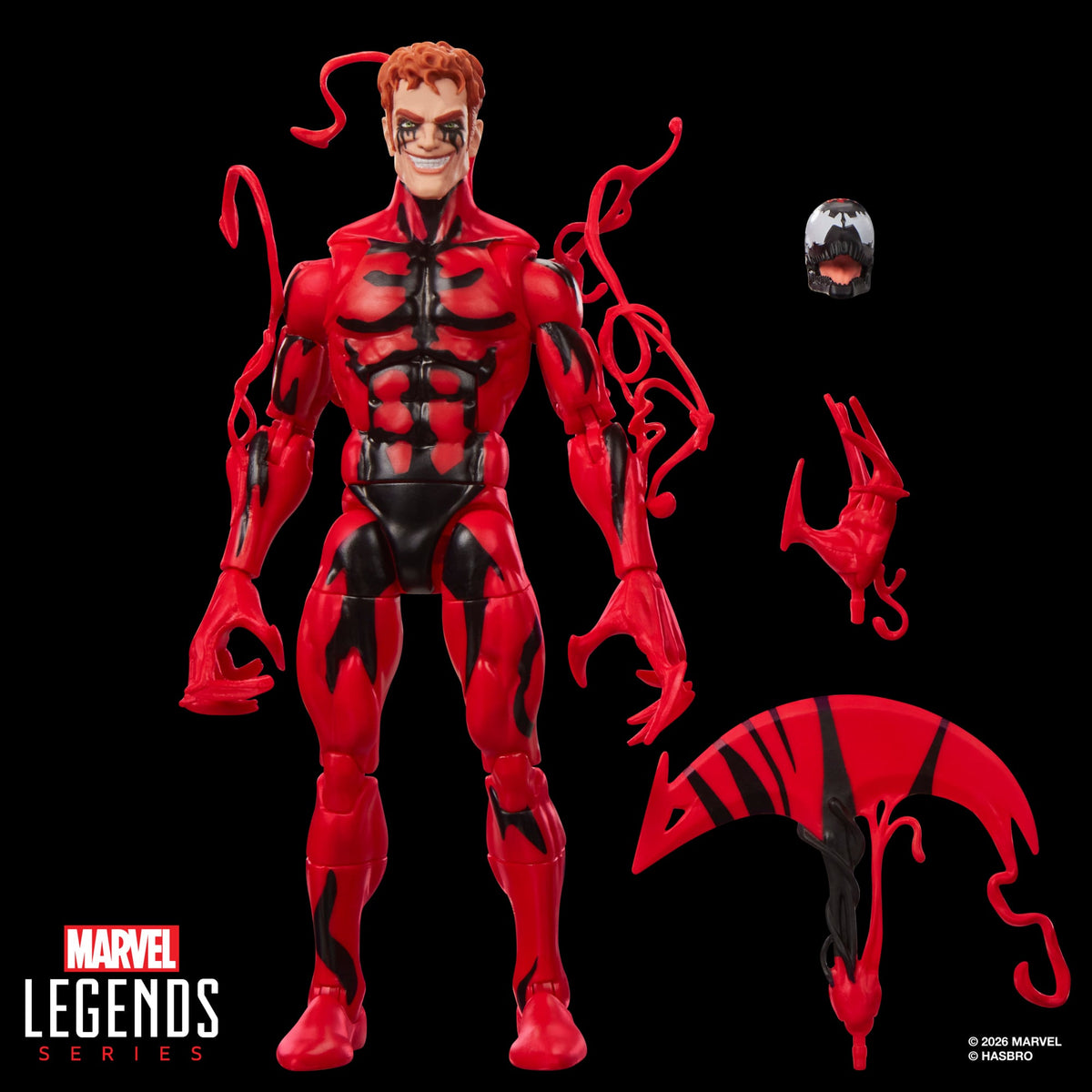 Hasbro Spider-Man: The Animated Series Marvel Legends Retro Collection Carnage Maximum Carnage Cardback - View 9
