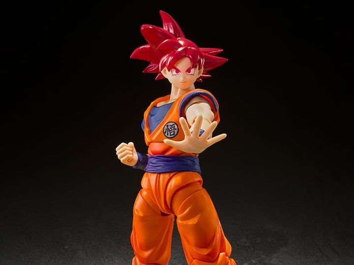 Bandai Tamashii Nations S.H.Figuarts Dragon Ball Super Super Saiyan God Goku (Saiyan God Instilled With the Light of Righteous Hearts) - View 2