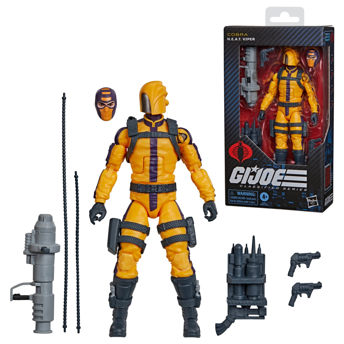 Hasbro G.I. Joe Classified Series #253 H.E.A.T. Viper Action Figure - View 15