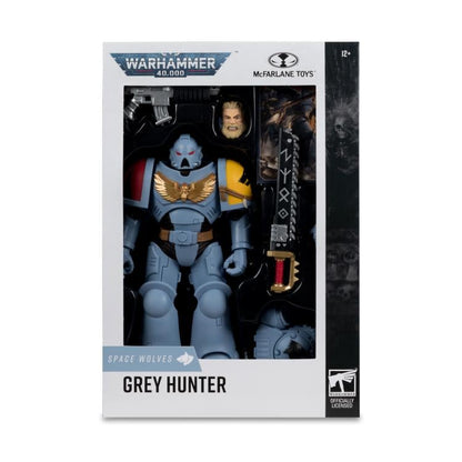 McFarlane Toys Warhammer 40,000 Space Wolves Grey Hunter Plastic Action Figure - View 12