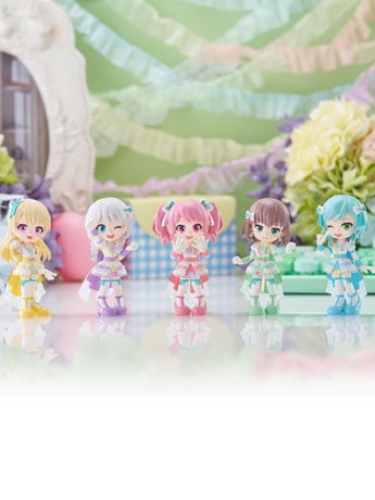 Bushiroad Creative BanG Dream! PalVerse Pastel Palettes Box of 6 Plastic Figures